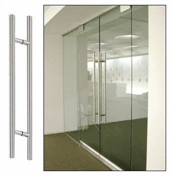 24 in. Standard Ladder Pull – Brushed Stainless