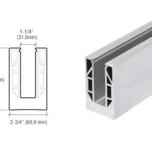 8B 120 in. Base Shoe – 3/4 in. Glass