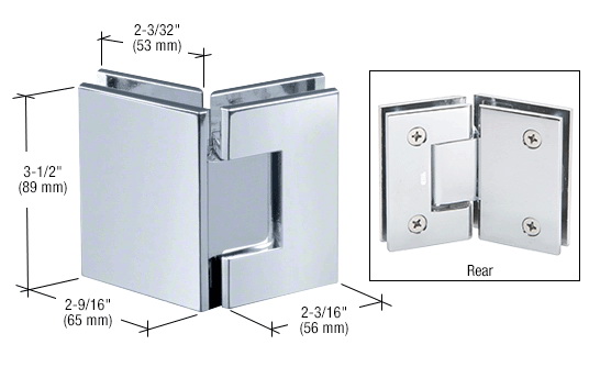 CRL Geneva 045 Series 135 Degree Glass-to-Glass Hinge