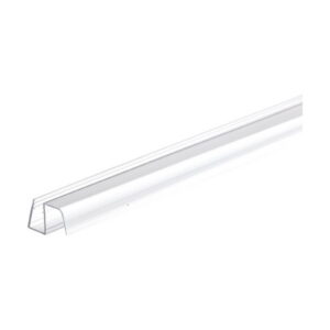 Clear Bottom Wipe with Drip Rail for 3/8 in. Glass – 40 in.