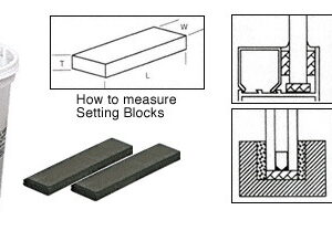 Neoprene Setting Blocks – 80 Durometer