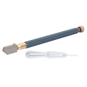 TOYO Brass Handle Straight-Head Oil Glass Cutter