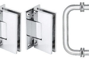 CRL Vienna Shower Pull and Hinge Set