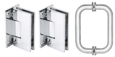 CRL Vienna Shower Pull and Hinge Set