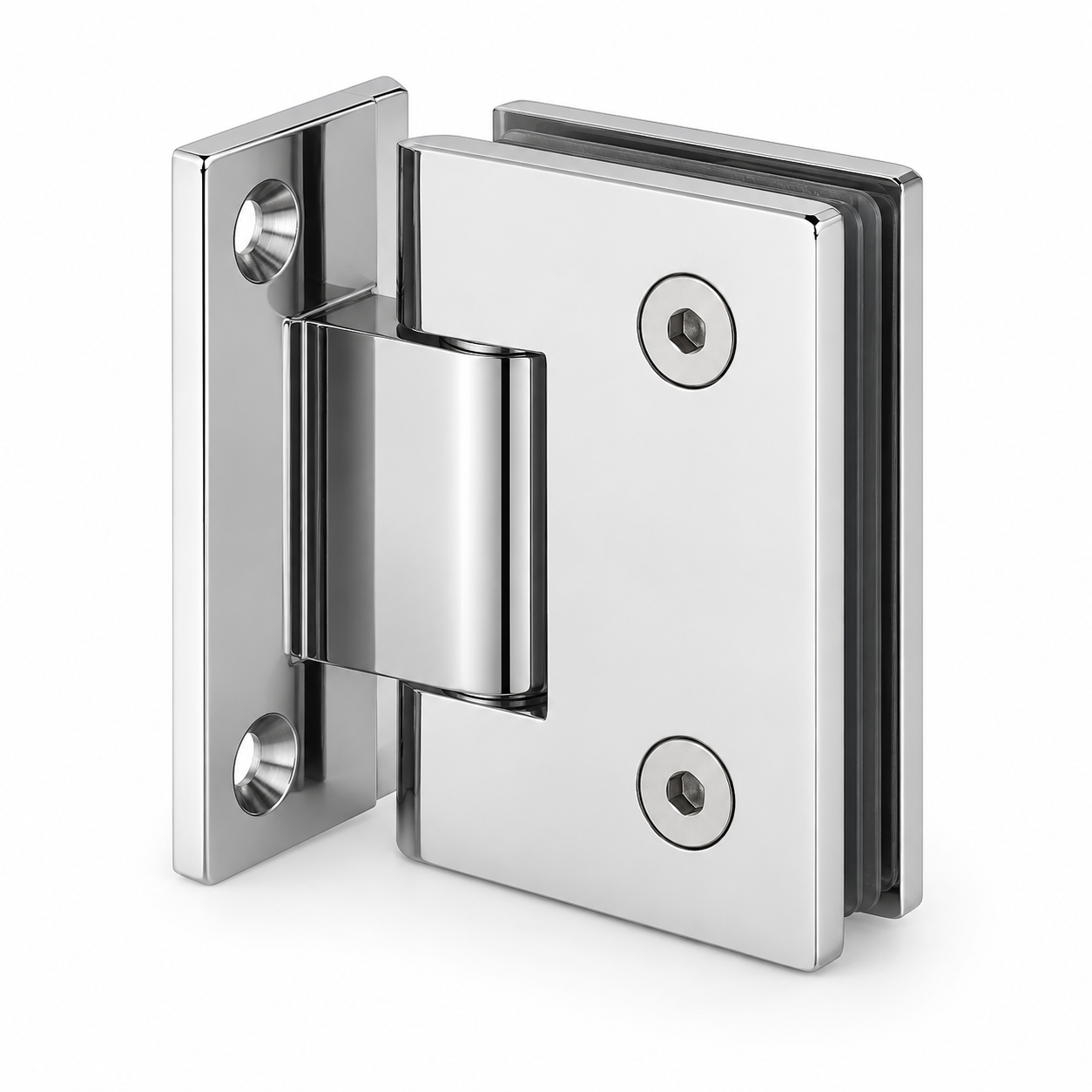90° Frameless Shower Door Hinge