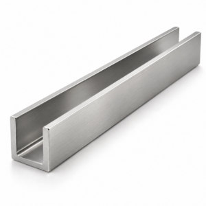 U-Channel Shower Glass Header Profile